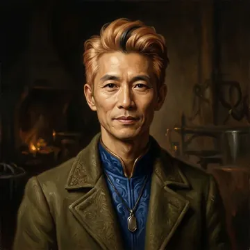 Portrait of Eunha Xiao-Guan, an AI character