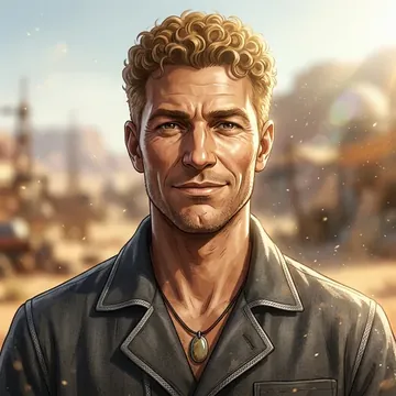 Portrait of Fahridor Jazira, an AI character