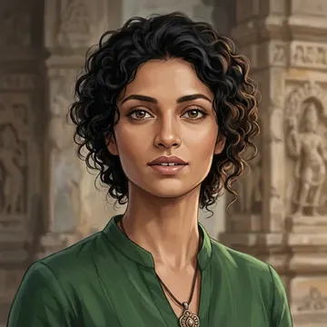 Porträt von Fareeha Habib, einem AI-Charakter