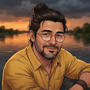 Retrato de Farhan Samarasinghe, un personaje AI