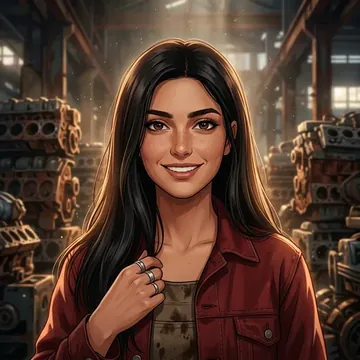 Портрет AI-персонажа Faten Kareem