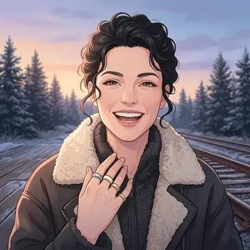 Portrait of Femke Fassbender, an AI character