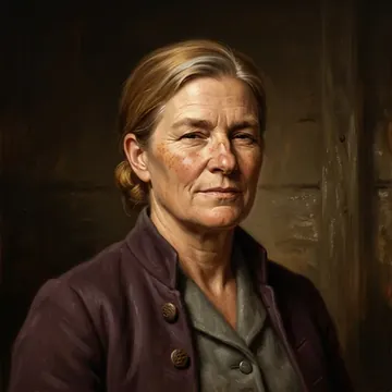 Portrait of Fenella O'Beirne, an AI character