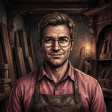 Portrait of Fidencio Cisneros, an AI character