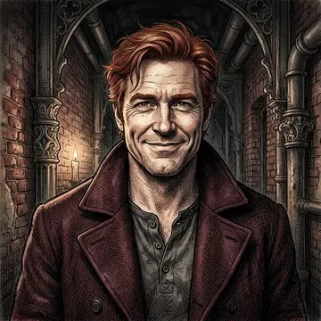 Retrato de Finbar Bramwell, un personaje AI