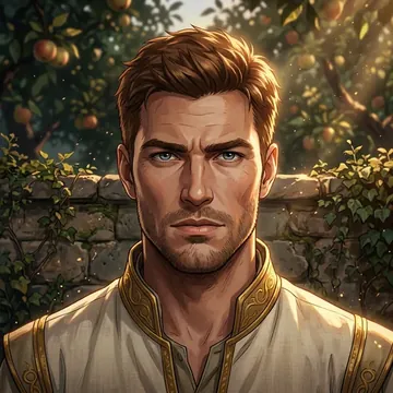 Retrato de Finnick Foxglove, un personaje AI
