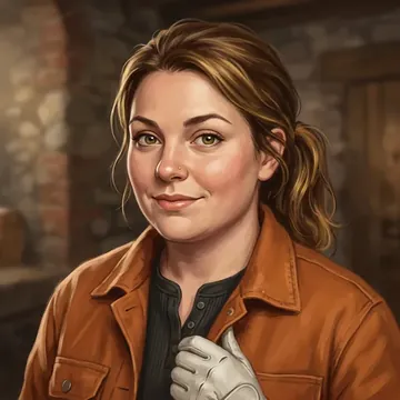 Portrait of Flavie Arsenault, an AI character