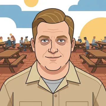 Portrait of Galen Chalmers, an AI character
