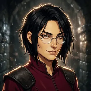 Retrato de Garnet Slick, un personaje AI