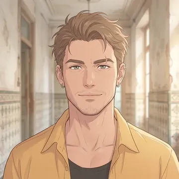 Portrait of Genaro Machado, an AI character
