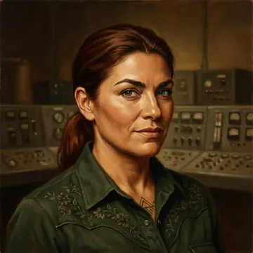Portrait du personnage AI Georgia Arkwright