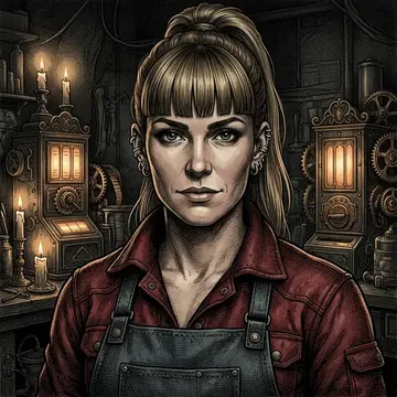 Retrato de Graca Caldeira, un personaje AI
