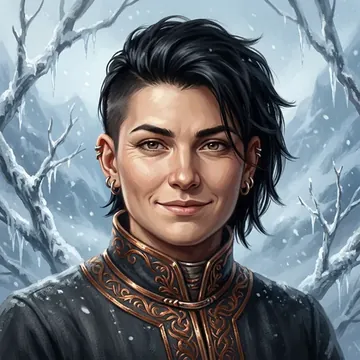 Portrait of Gravel Alderwick, an AI character