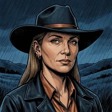 Portrait of Guadalupe Palencia, an AI character