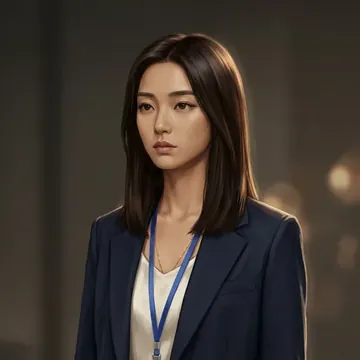 Retrato de Ha-eun Yeom, um personagem de AI