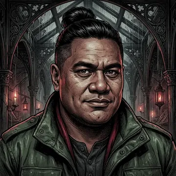 Portrait of Hahona Halatoa, an AI character