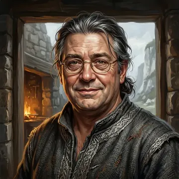 Ritratto di Harlan Cavanagh, un personaggio AI