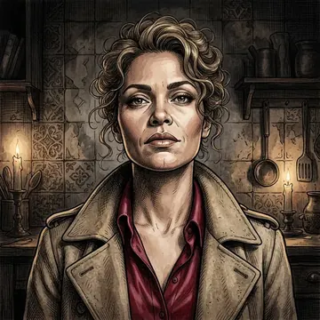 Portrait of Harriet Pratama, an AI character