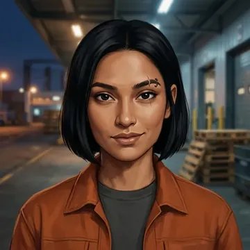 Retrato de Harsh Min, um personagem de AI
