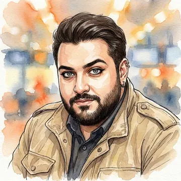 Ritratto di Hatim Jamil, un personaggio AI