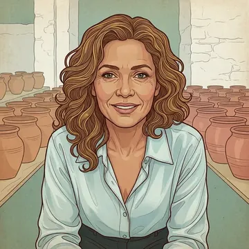 Portrait of Helena De Sousa, an AI character