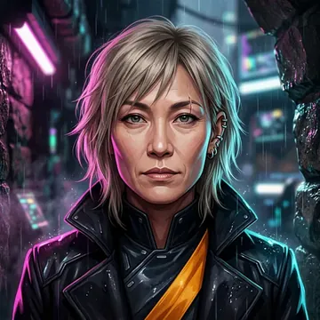 Portrait of Heonjo Yong-Sun, an AI character