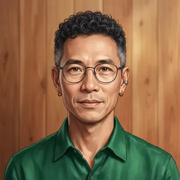 Portrait of Hiep Hanh, an AI character