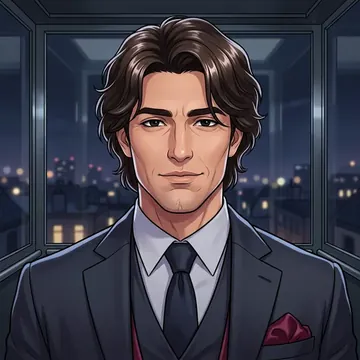 Retrato de Holden Booker, um personagem de AI