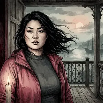 Portrait of Hyo-joo Yeon, an AI character
