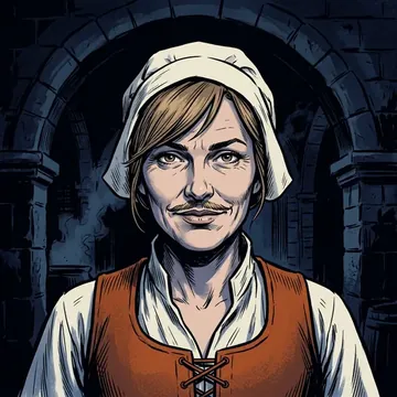 Portrait of Ida De Vos, an AI character