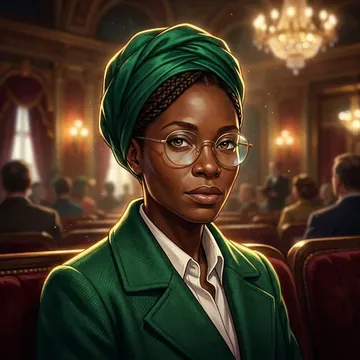 Portrait of Ifeoma Twum, an AI character