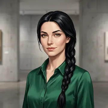Portrait of Ilona Borek, an AI character