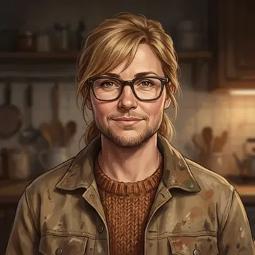 Portrait of Ilona Hess, an AI character