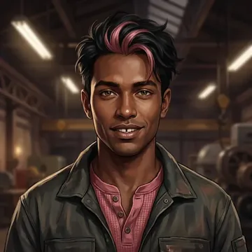 Portrait of Imani Cebisa, an AI character