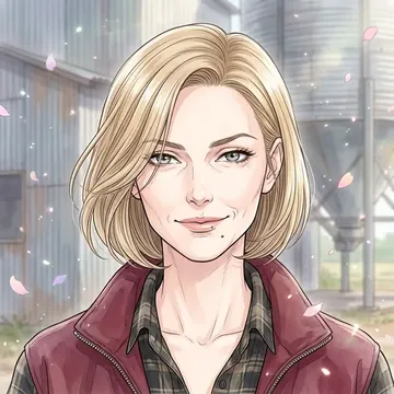 Bir AI karakteri olan Imogen Callahan portresi