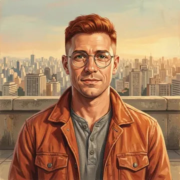 Portrait of Inacio Bicalho, an AI character
