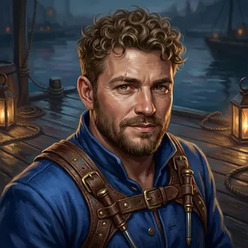 Portret postaci AI o imieniu Ingalfr Ravengloom
