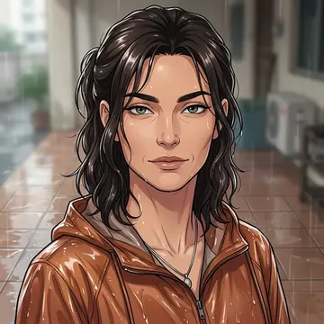 Bir AI karakteri olan Intan Riyadi portresi