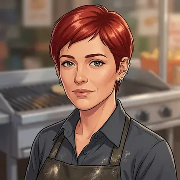 Retrato de Irene Obregon, un personaje AI