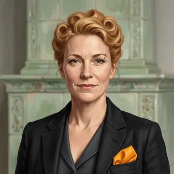 Portrait of Irma Van Loon, an AI character