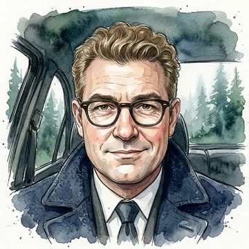 Portrait of Isidor Zuber, an AI character
