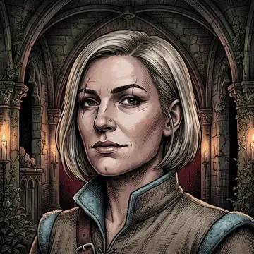 Portrait of Iskra Zalesny, an AI character