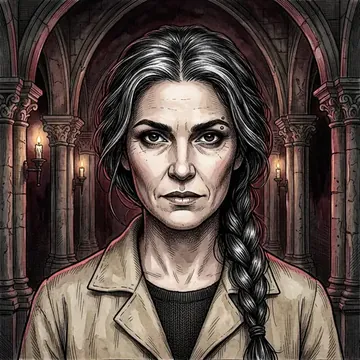 Potret Isolda Arostegui, karakter AI
