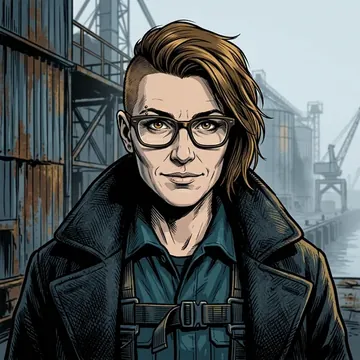 Portrait of Ivica Mihalache, an AI character