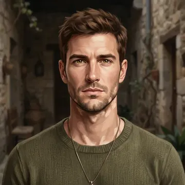 Retrato de Izan Climent, un personaje AI