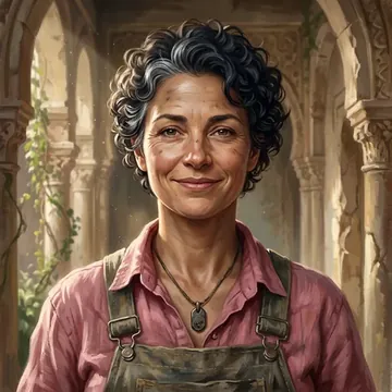 Portret postaci AI o imieniu Izarbe Marcos