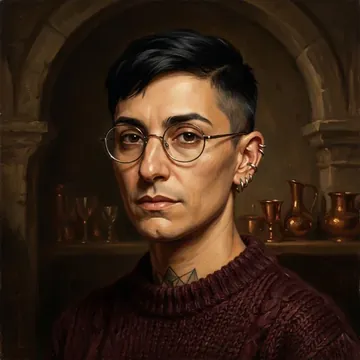 Portret postaci AI o imieniu Jaci Barros