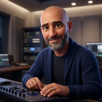 Portrait of Jamal Kamel, an AI character
