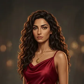 Jana Haddad का पोर्ट्रेट, एक AI कैरेक्टर