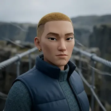 Portrait of Janaina Gama, an AI character